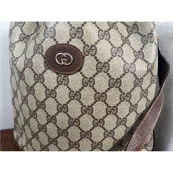 Gucci Beige and Brown Monogram Backpack main image 10